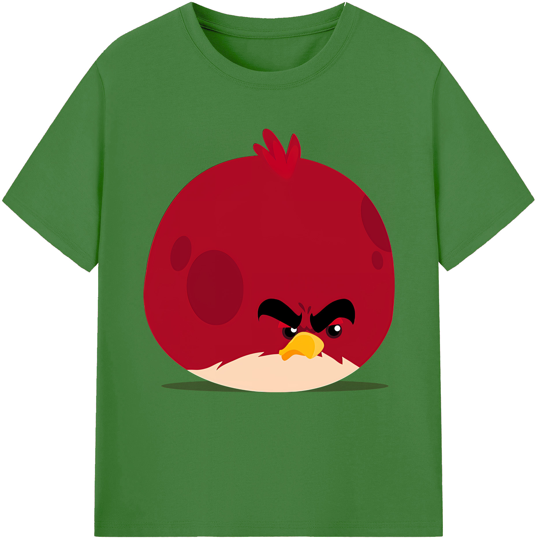 （画像用） Angry Birds アングリーバード レディースカジュアルプリントTシャツ（綿100％）